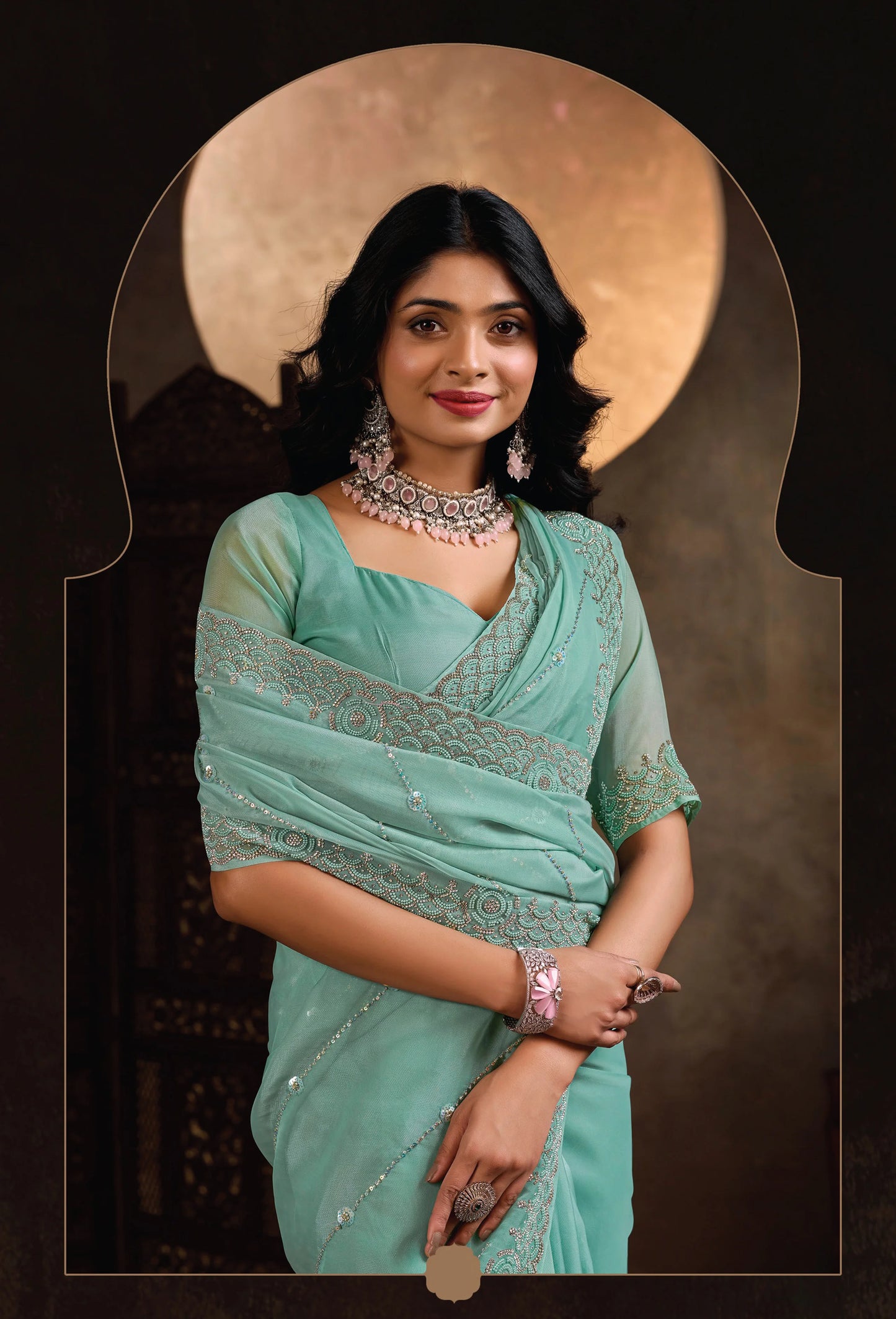 dhawani – graceful festive saree